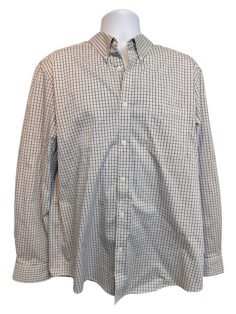 Men’s Fall Creek Button Down Shirt XL Classic Check Casual Workwear